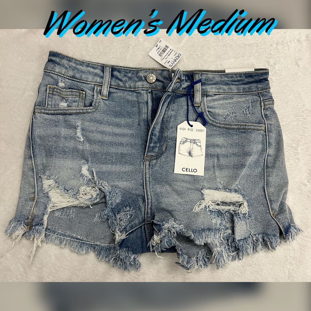 Cello | High Rise Denim Shorts | NWT | Women's Medium